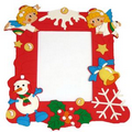 Square Punch Out Christmas Picture Frame